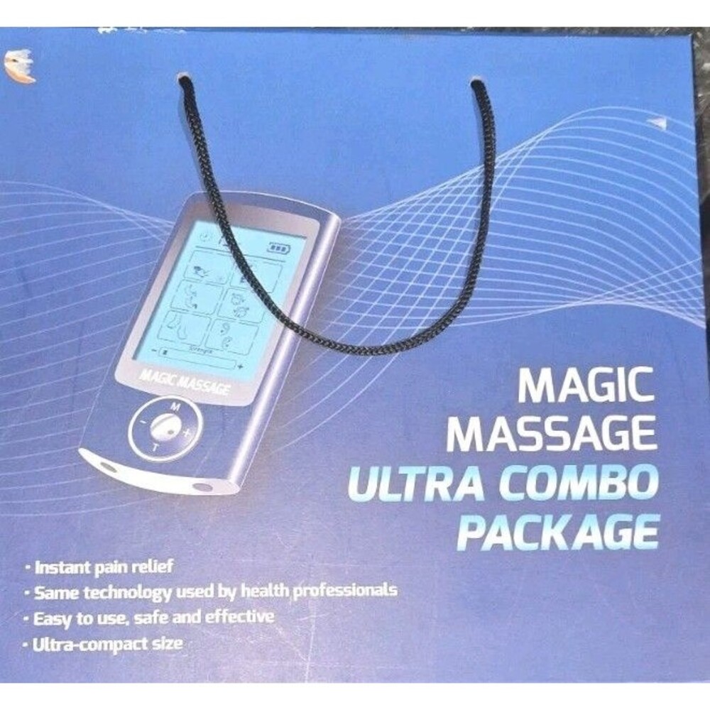 Magic Massage Ultra Combo Package TENS Unit Enovative Technologies Whole Body.